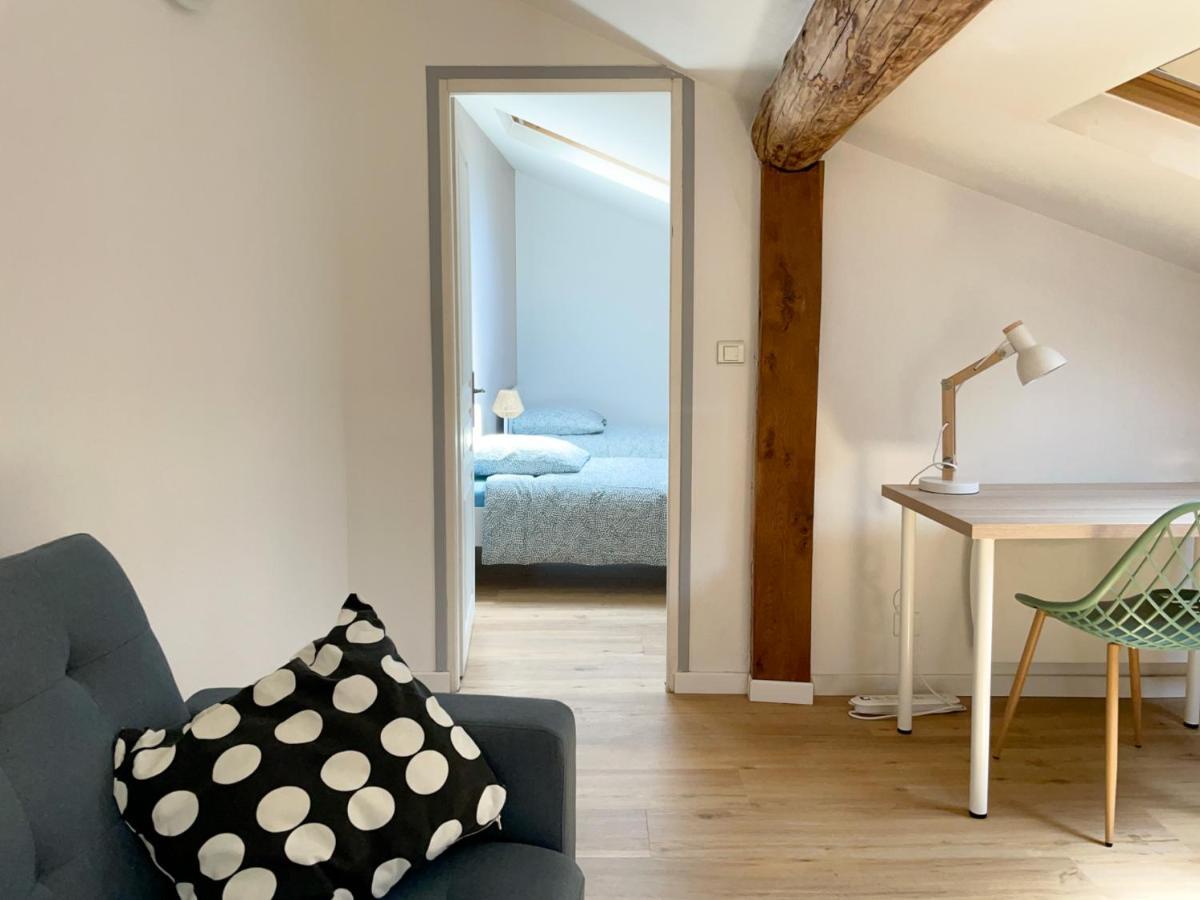 Spacieux Duplex Central Avec Terrasse Tropezienne 普罗旺斯地区萨隆 外观 照片